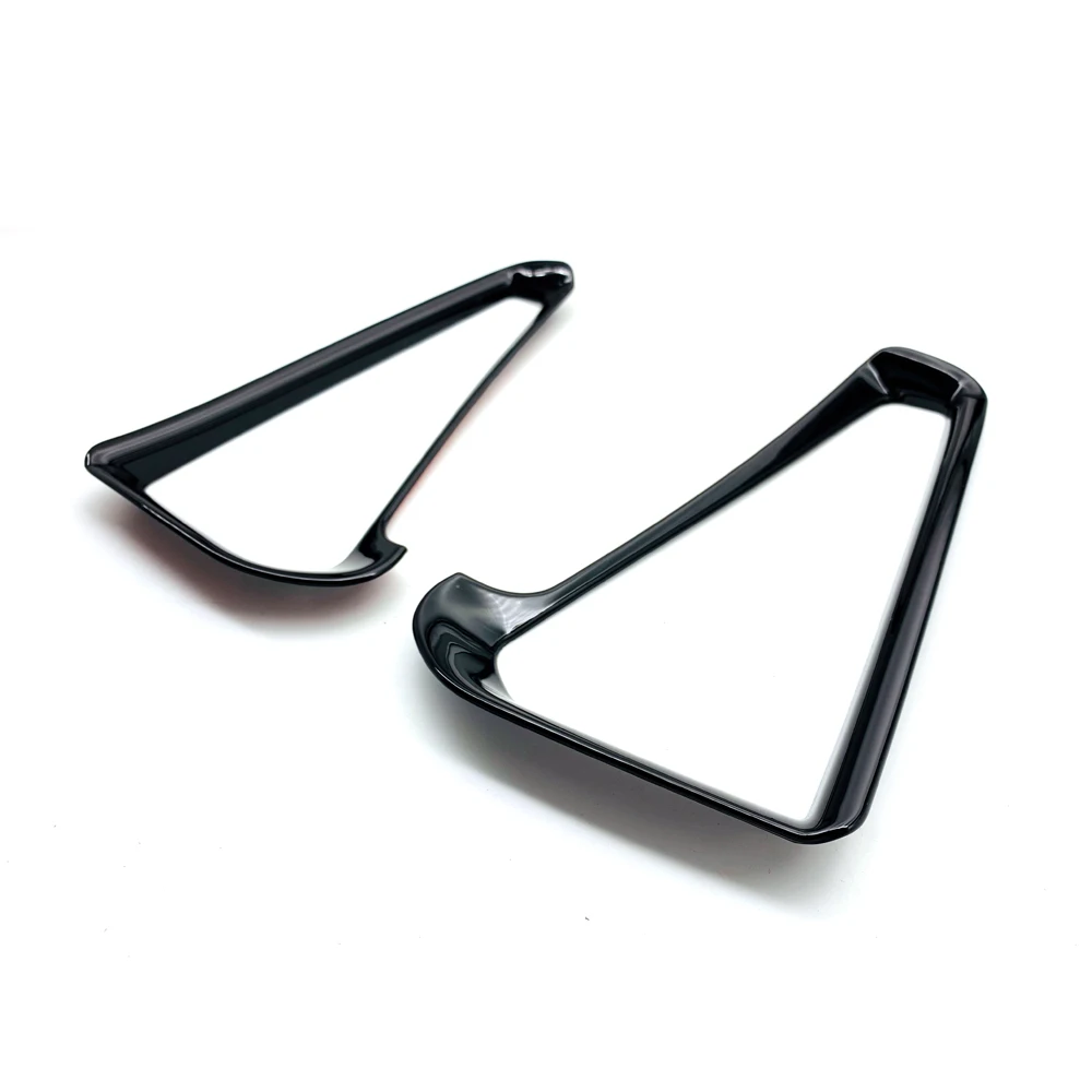 ABS Piano Black Rear Foglamp Cover Auto Parts Foglight Cover For Toyota Noah Voxy 80 Car Accessories