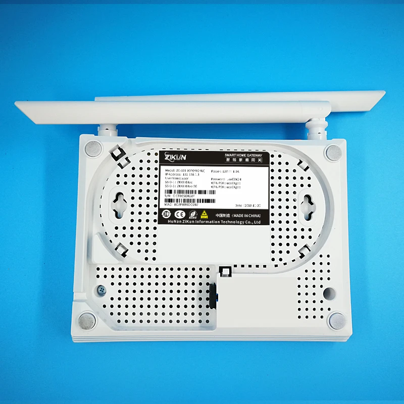 FTTH волоконно-оптическое оборудование ONU Gpon Wi-Fi модем 1GE + 3FE VOIP USB маршрутизатор ZC-520 Onu с HUAWEI/ZTE OLT
