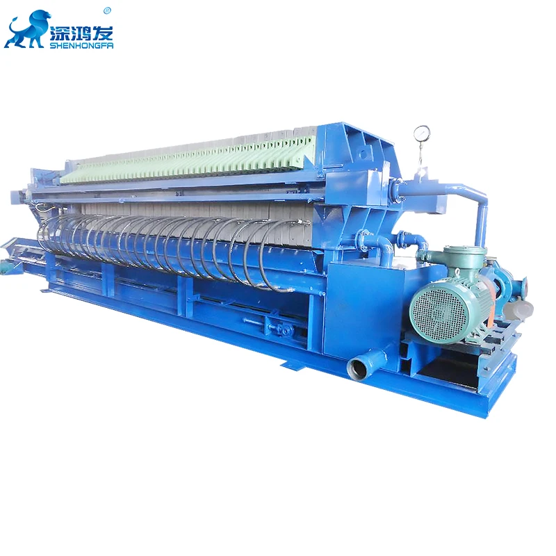 Factory direct sell sellAutomatic Hydraulic Chamber Diaphragm Press Filter Oil Wine Clay Filter Press Machine Belt Price