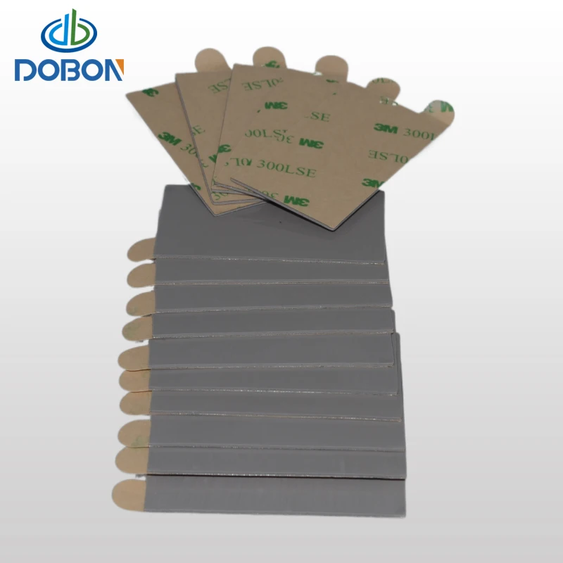 3M adhesive backed thermal conductive silicone film insulation voltage resistant thermal conductive auxiliary material