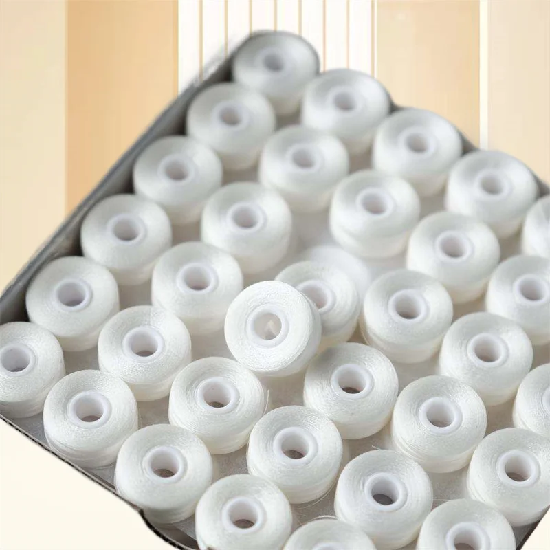 75D/2 предварительно намотаны бобины 144 шт./коробка Размер L боковые меньше Tajima Barudan Happy ZSK вышивальная машинка резьба