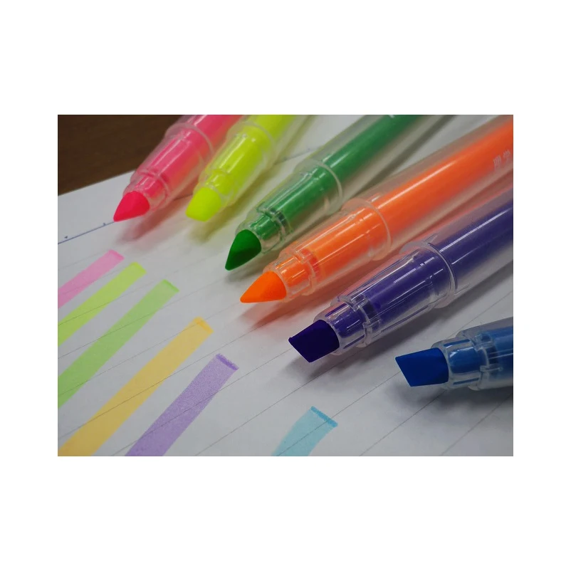TAISEI Office Supplies Highlighters student watercolor metallic color marker for school