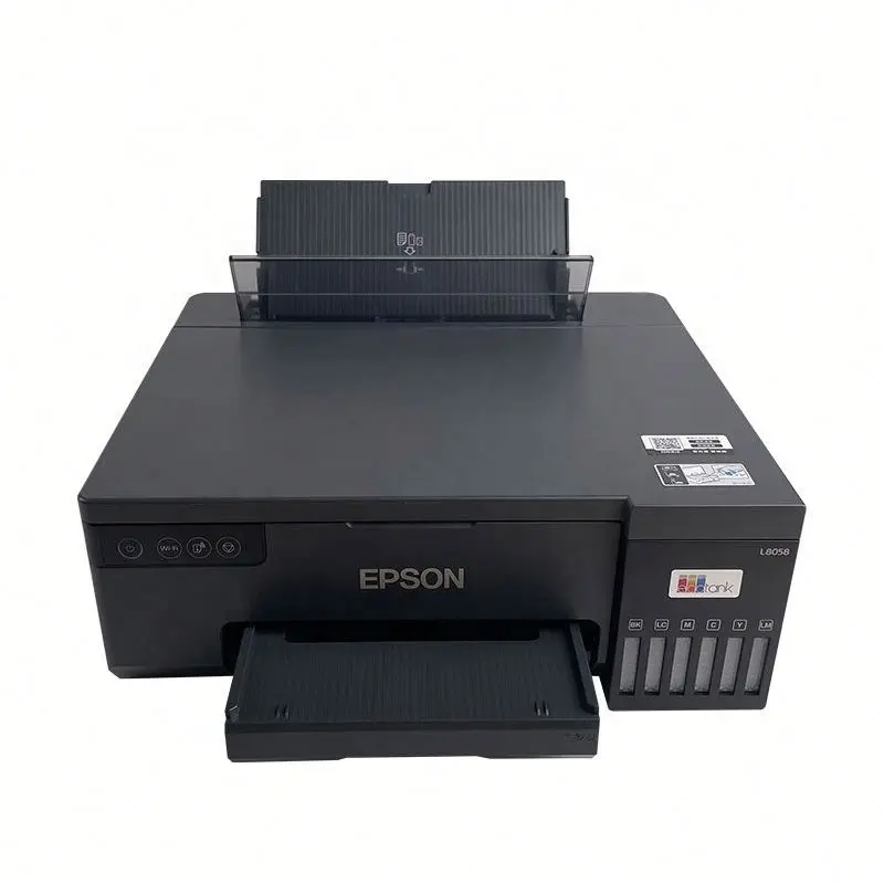New original L8050/L8058 inkjet printer A4 size 6 colors CMYKcm 5760 x 1440dpi high speed USB/WIFI driver wholesale price