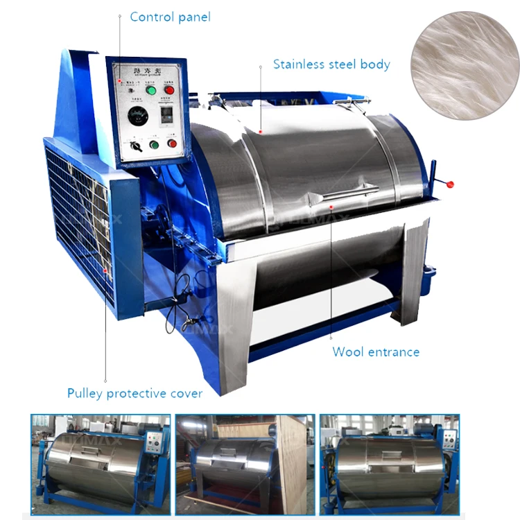 High output Wool Washing Cleaning Drying Machine Wool Washer Dryer Production Line