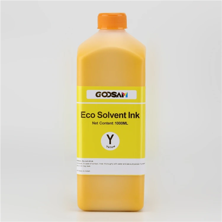 18 month out door durable eco solvent ink for xaar 1201/oki m-64s/seiko 510 35pl/konica 1024i 6pl/toshiba ce4m/epson l1440