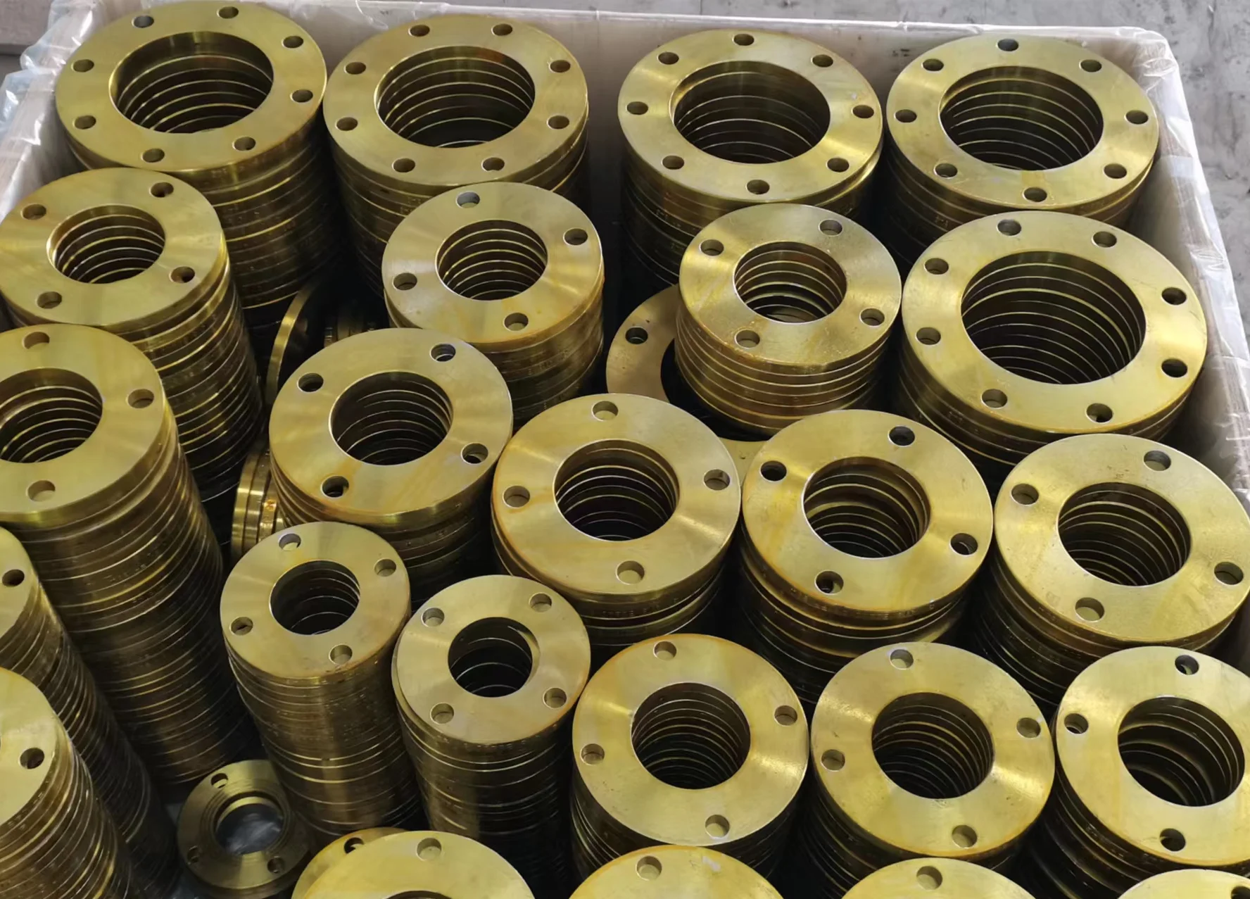 JIS 10K SOP FF Carbon Steel Yellow Painting SS400 Flange