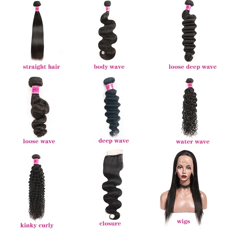 High quality water wave closures water curls double drawn 10a bundles with closure