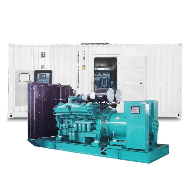 open soundproof 1100kw 1200kw 1400kva 1500kva diesel generators with Cummins engine KTA50-G3