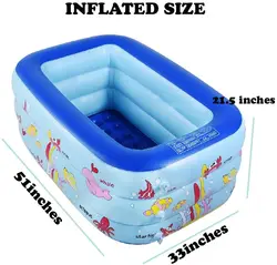 Home Family Kids Swimming Pool Full Sized Inflatable Lounge Pool Children Garden Backyard Inflatable Swimming Pool