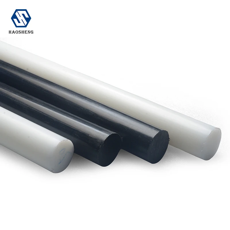 Китайский белый черный нейлоновый стержень Pa6 Pa66 PTFE HDPE PEEK PP MC Нейлон PA66 100% PTFE/HDPE круглый