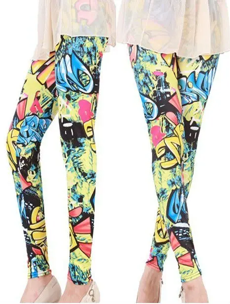 Sportswear New Seamless Hot Sale Custom Printed Rainbow Color Dog Paw Bone Print Buttery Soft High Waist Leggings