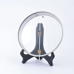 Low Price Guaranteed Quality Square Tempered Glass Pan Cover With Handle Aluminum Pan Oval Glass Cover