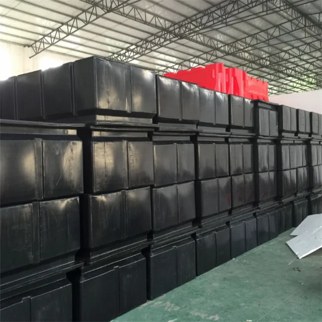 Foam filled rotomolding PE plastic Floating Pontoon/dock for marina building