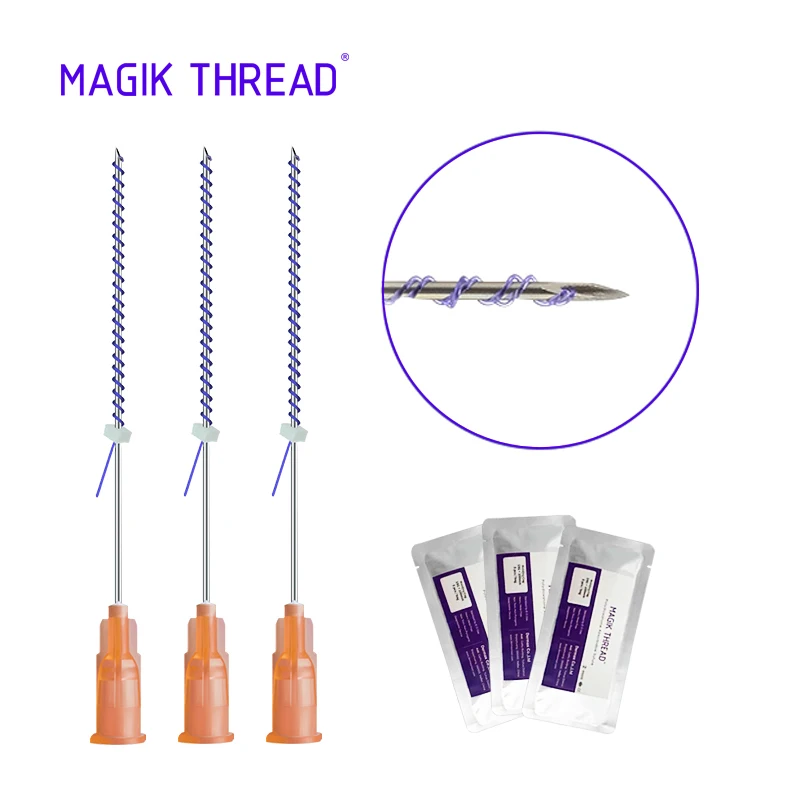  Magik Thread tornado screw pdo 27 г 38 мм подтяжка кожи лица лифтинг Стерильная Двойная резьба