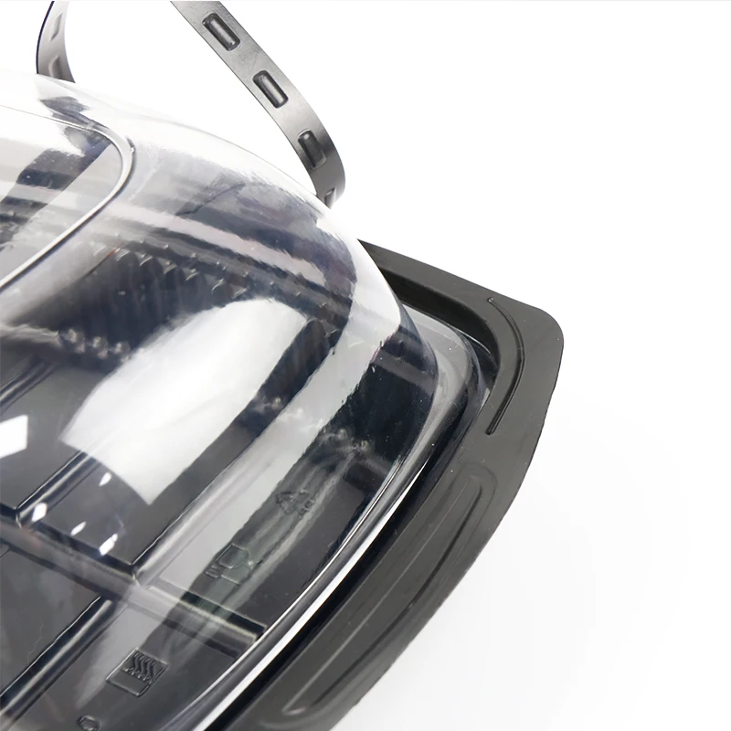 1.5Kg Plastic Takewway Roast Chicken Container Plastic Boxes For Roast Chicken Disposable Roast Chicken Packaging Tray Box