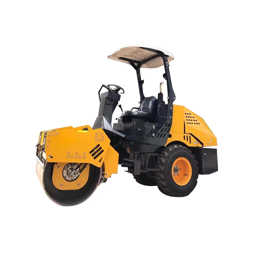 Factory Price Double Drum Vibratory Road Roller China Ground Vibrator Compactor for Sale