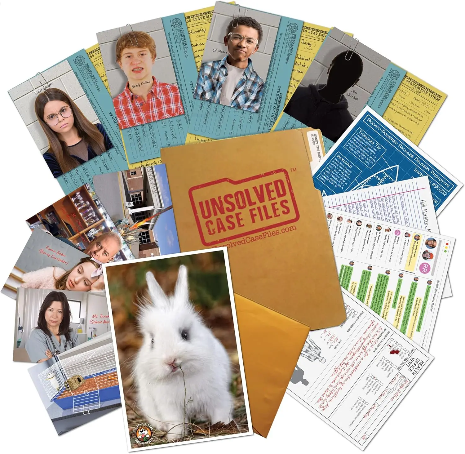 Custom design Adults Dinner Party Night Couples Friends board game Murder Mystery Game