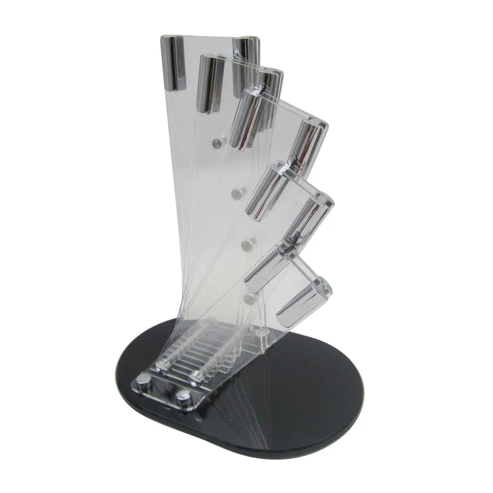 Non-Stick Coating Hollow Handle Knife Set With Acrylic Block