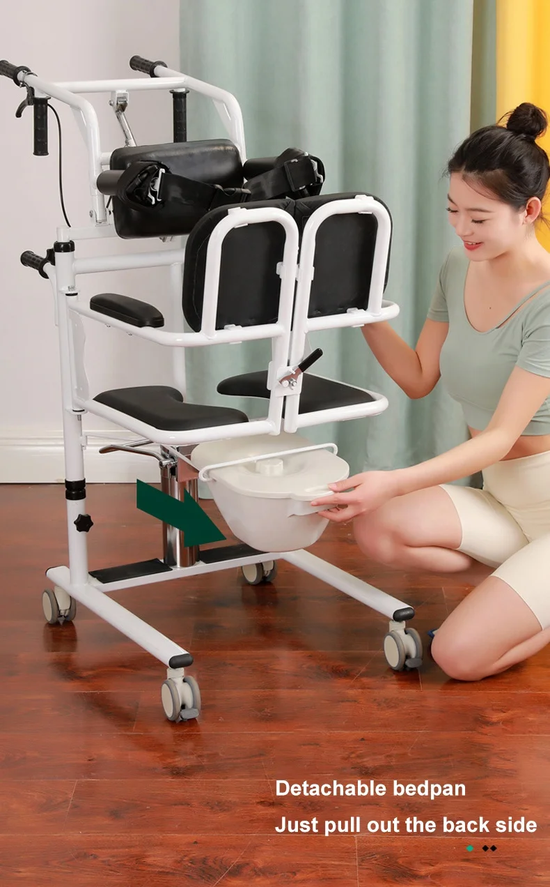 AmywellMED Hydraulic Patient Lift Portable Home Patient Transfer Chair for the Elderly