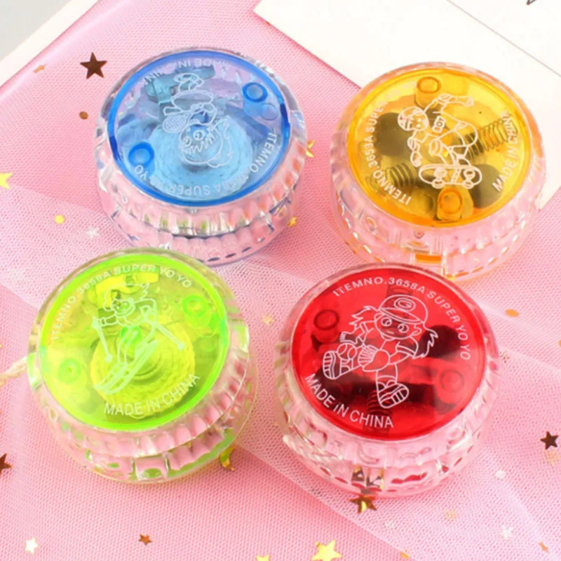 Классические мини-игрушки со светодиодной мигающей Yoyo креативные модные детские развлекательные игры развивающие спортивные игрушки для детей
