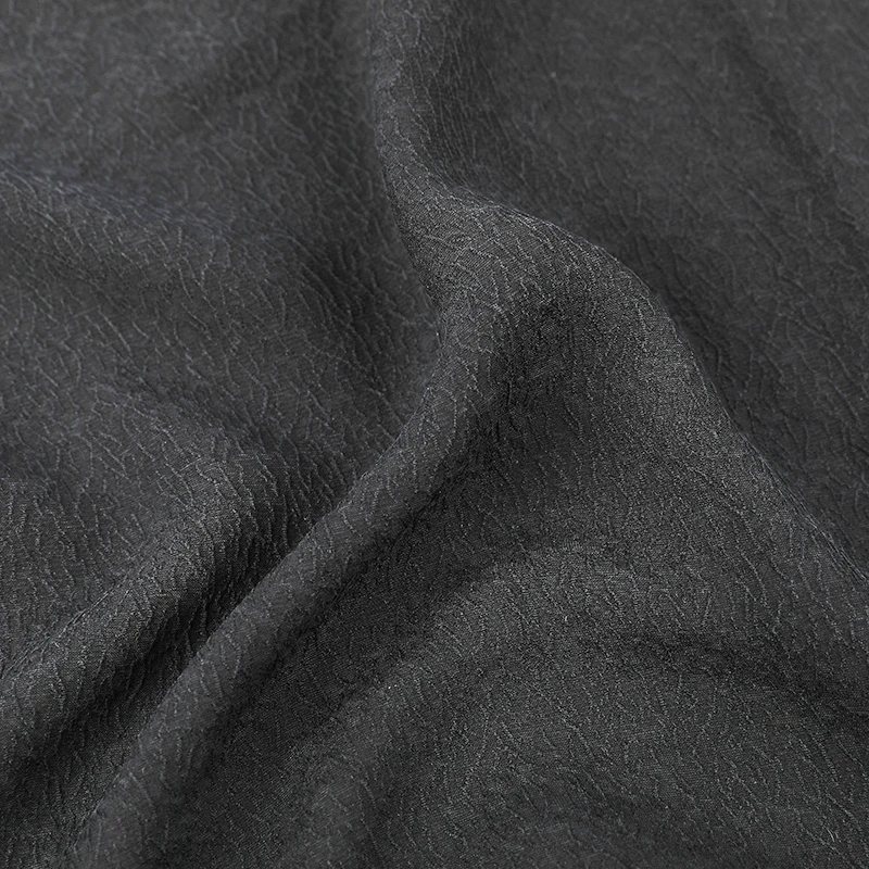 Китайская фабрика, шелковая ткань, индивидуальный дизайн, глянцевая 100% Шелковая яркая крепированная ткань для одежды, вуаль