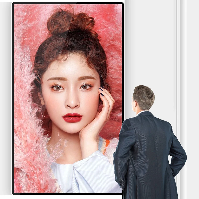  43 inch advertising display floor stand signage wall mountadvertisement lcd