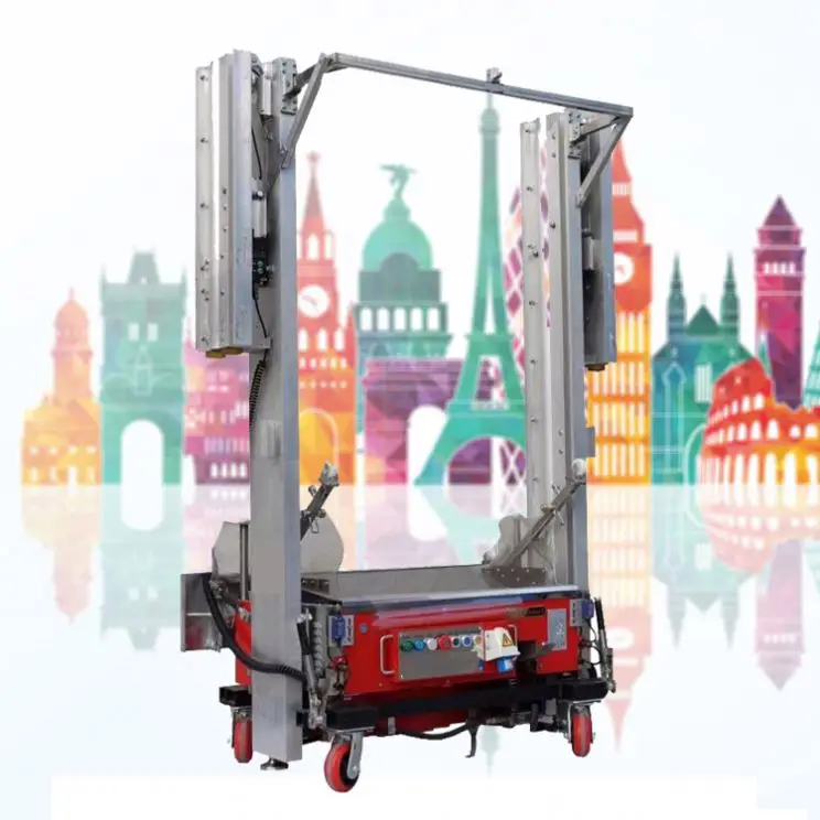 Новая модель автоматического корпуса отделка поверхности стяжки сглаживания штукатурная машина для штукатурки стен