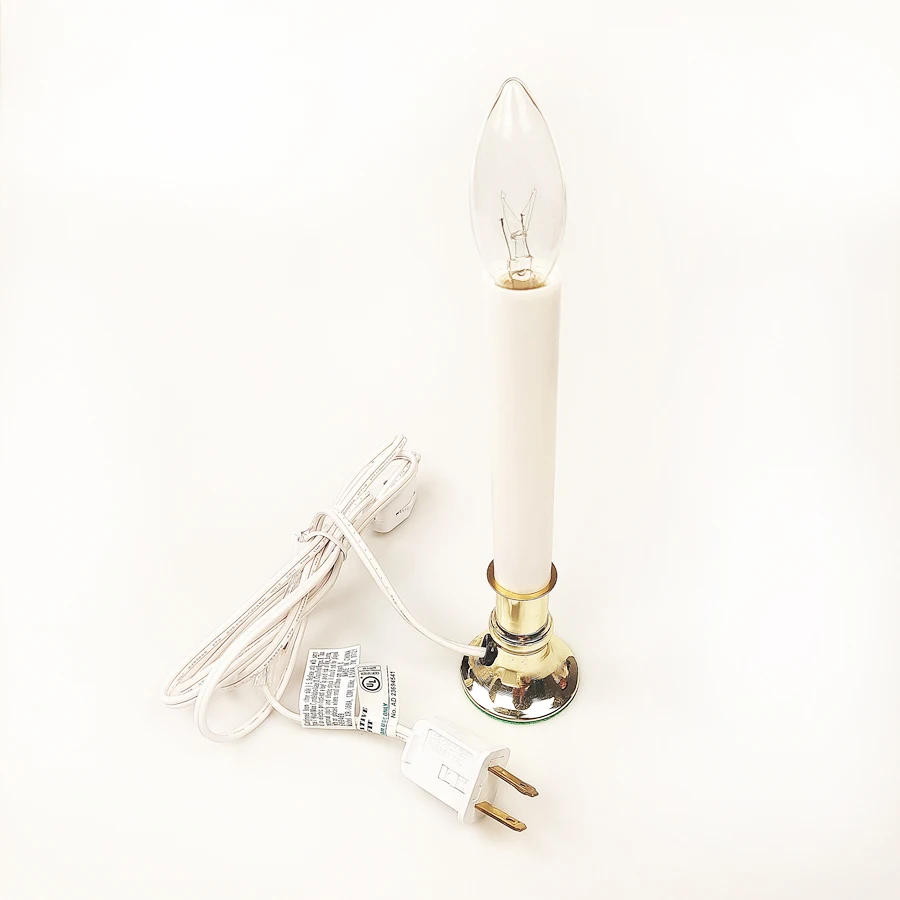 hot sell electric window lamp candle sensor switch C26 bulb candle light with suction clip