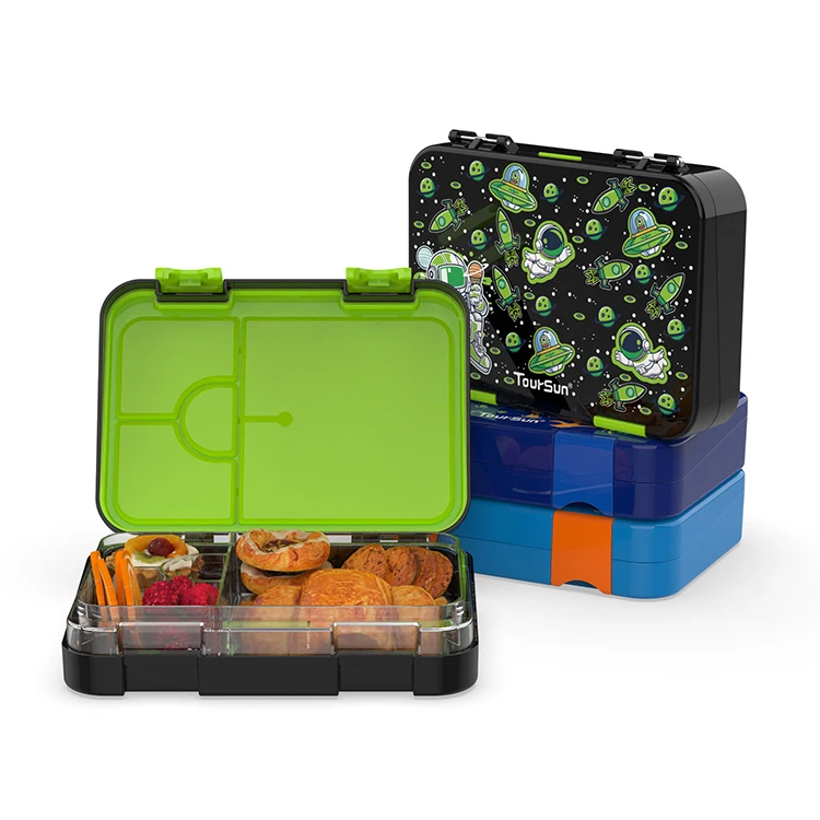 Wholesale 5 Compartment Bento Box Bpa Free Smiggle Lunch Box Carring Large Plastic Box