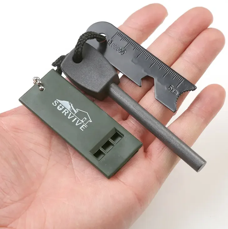 3A Outdoor Camping Hiking Survival Fire Lighter Flintstone Mini Magnesium Ignition Rod Flint Striker Fire Starter