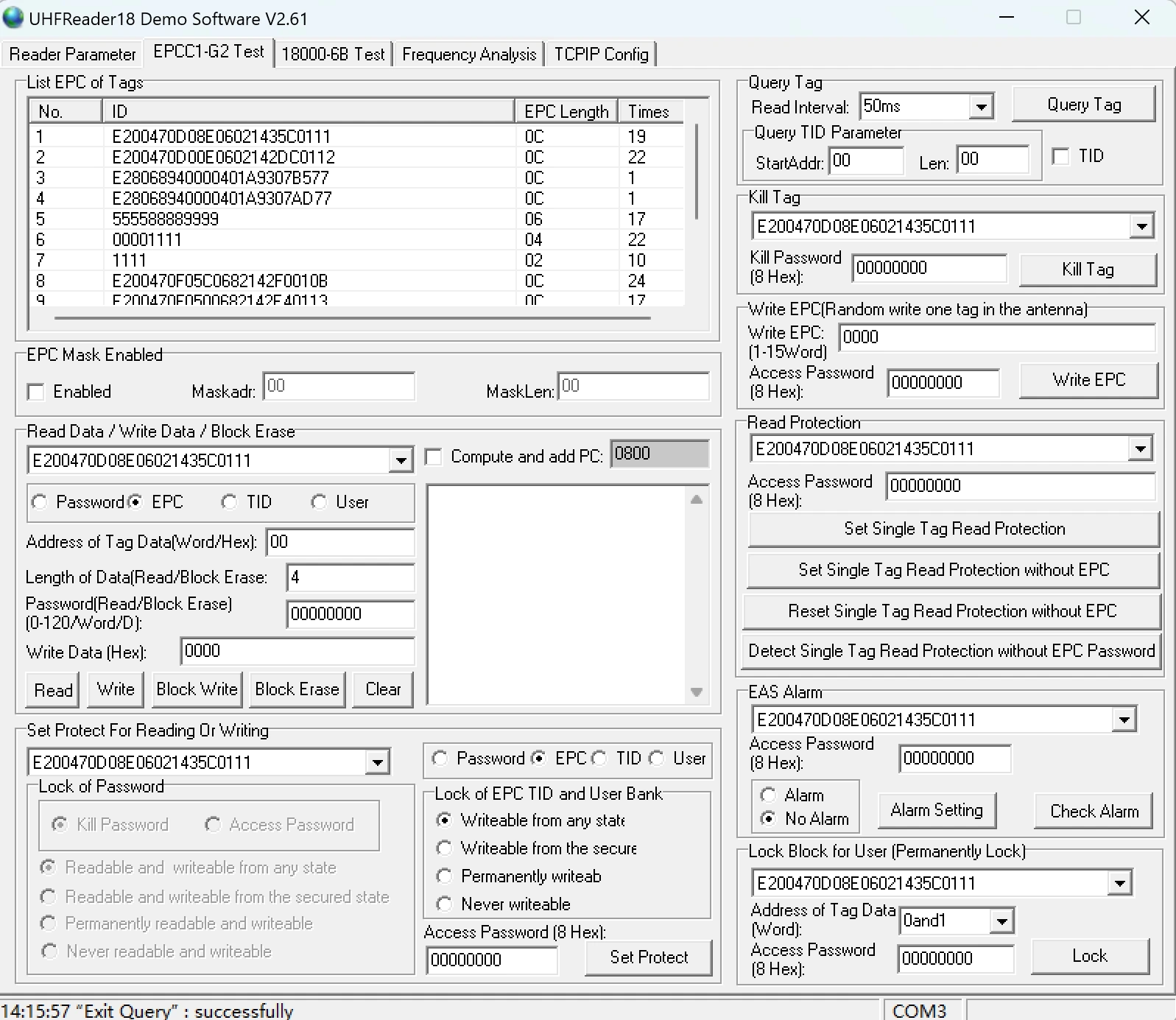 23dBm USB/RS232/IP port Desktop UHF RFID Reader Writer Reading Distance up to 1meter for access control system
