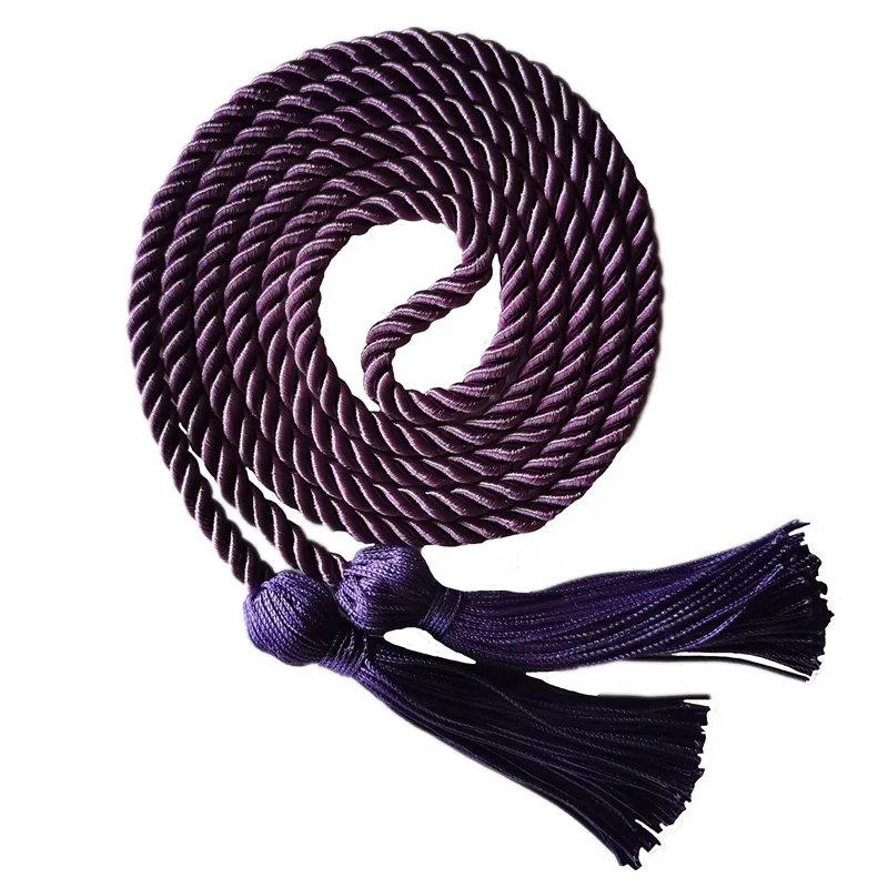 Cord Cords Purple  Solid  Color  Graduation Honor Cords Graduation Cords