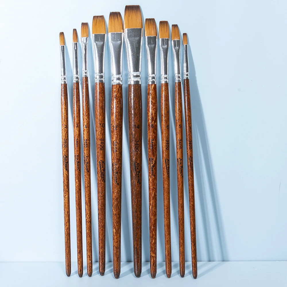 Bo Yi Xuan Wholesale Nylon Hair Artist Paint Art Brushes for Art Painting