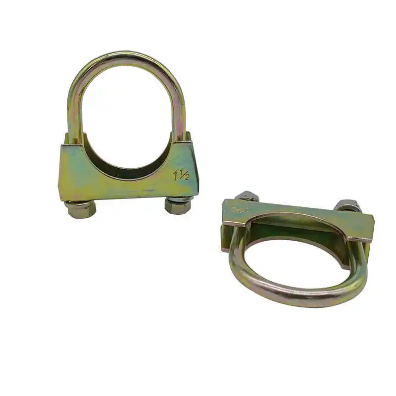 Exhaust Pipe Strong Hoop U-Type Clamp Pipe Clamp Galvanized Clamp JHL3809