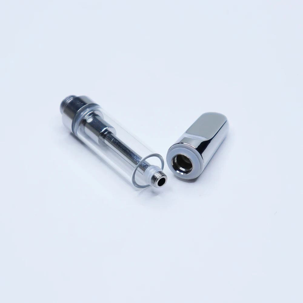 
510 Thread Metal Mouthpiece Lead Free 0.5ml 1.0ml Cartridge No Leaking Ceramic Heating Coil Cart 