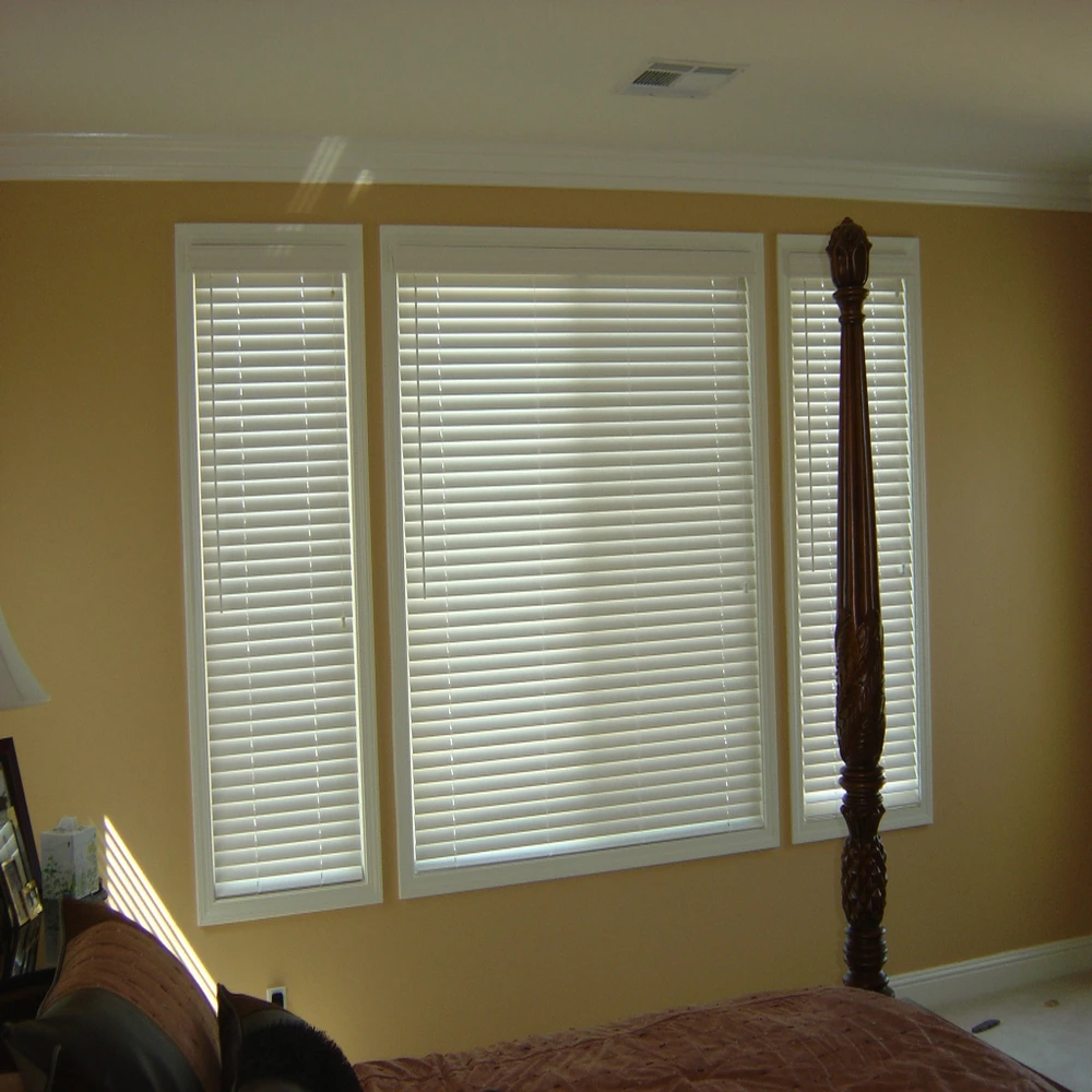 
Water Proof PVC/Plastic Venetian Blinds, fauxwood blinds 