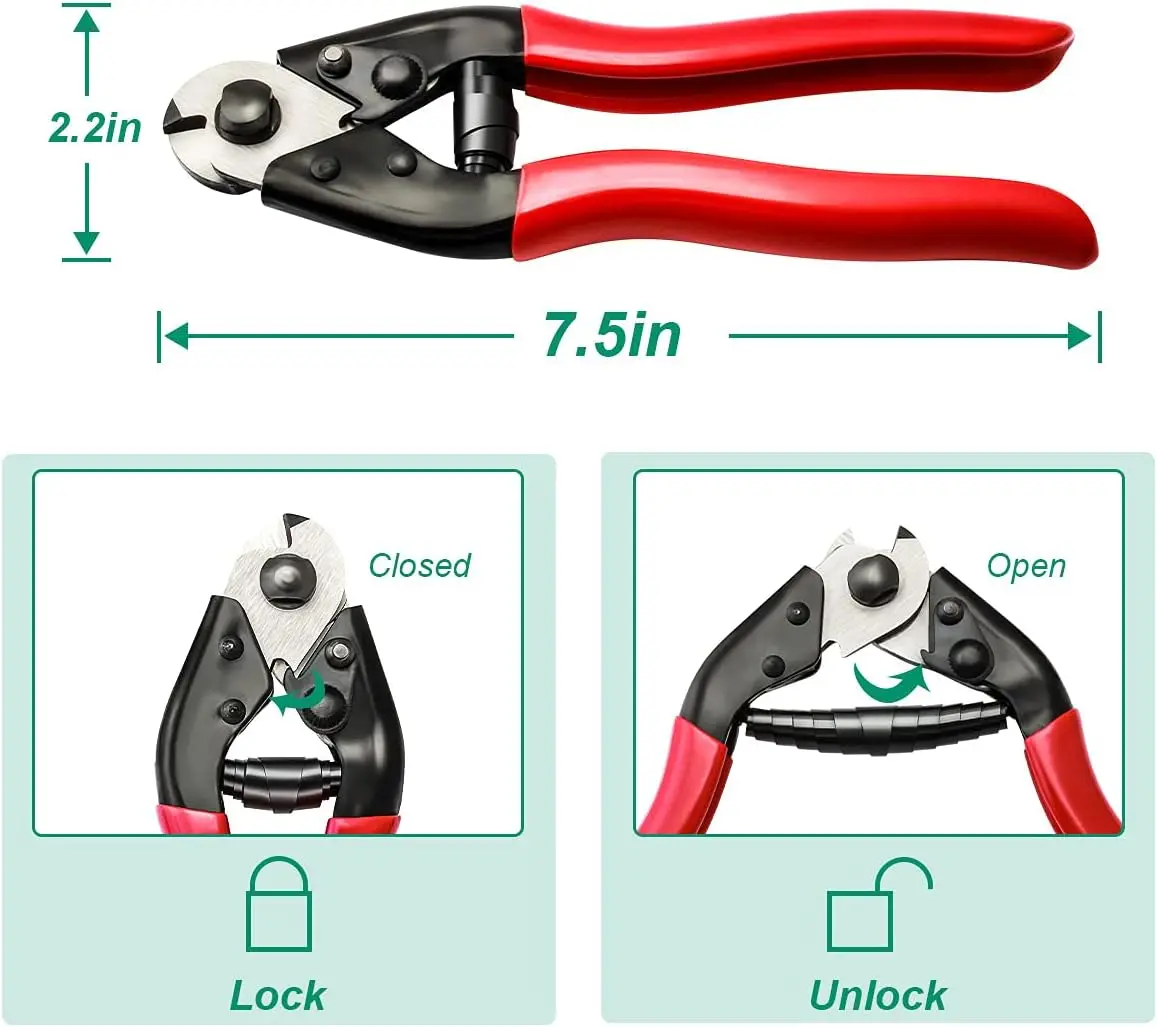 Wire Nipper Cutters Bicycle Bike Line Tube Steel Service Repair Assembly Tool