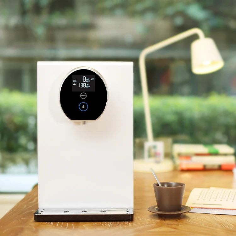 Factory Price Intelligent Countertop Tankless Direct Piping Hot 4 Stage RO Hydrogen Water Purifier Dispenser