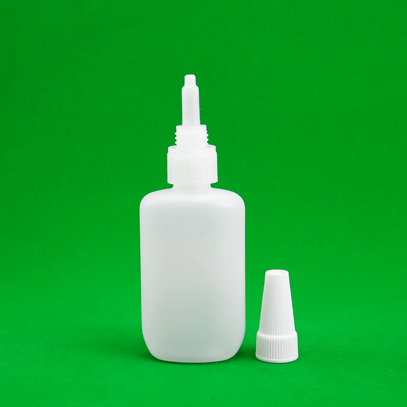 Empty Squeeze Instant Glue Applicator Container 5ml 10ml 20ml 50ml 100ml Adhesive Glue Bottle with Screw Cap Cyanoacrylate Glue