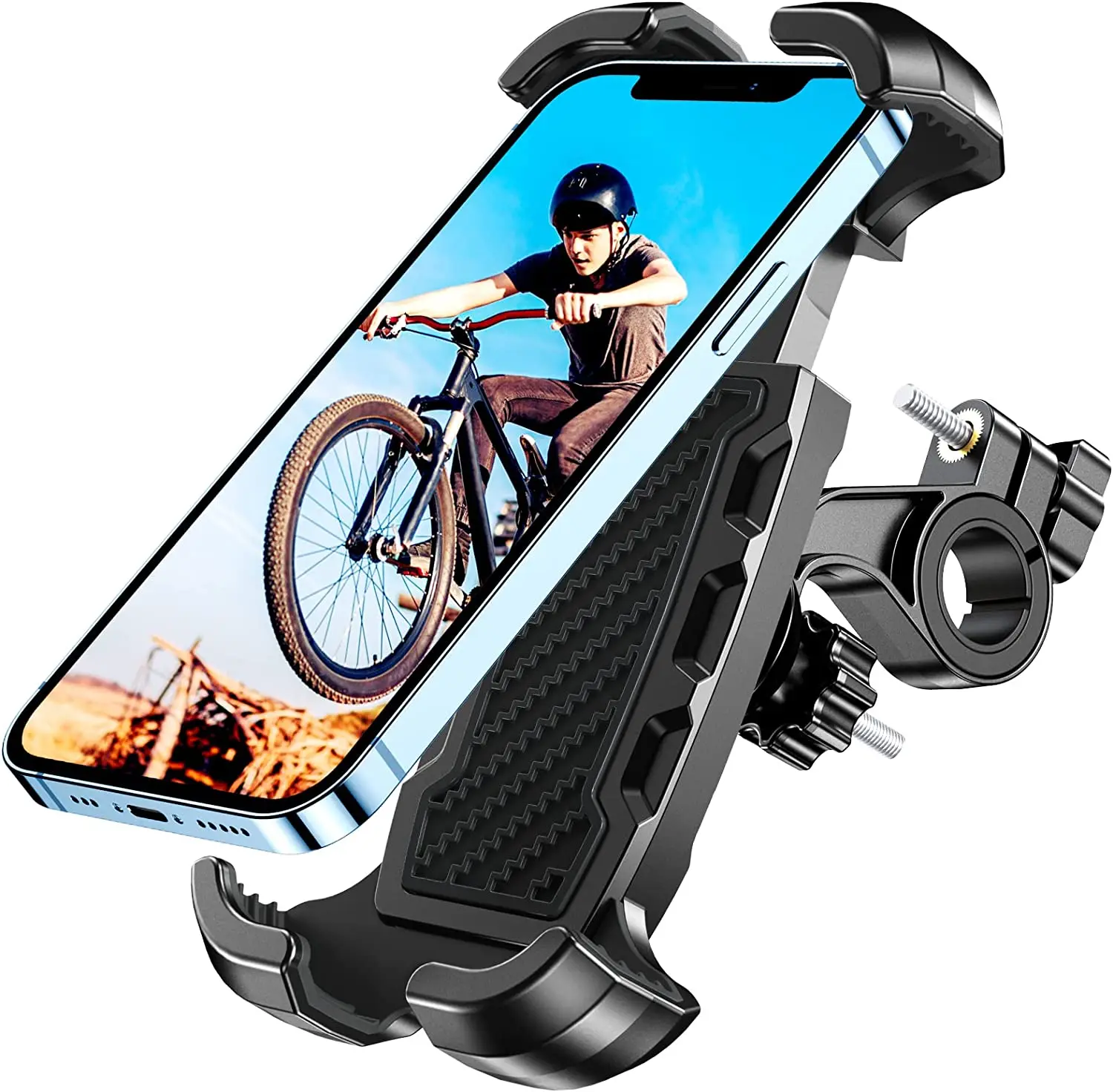 Universal Bike Abs Phone Mount Holder Motorcycle  Bicycle Handlevbar Bracket