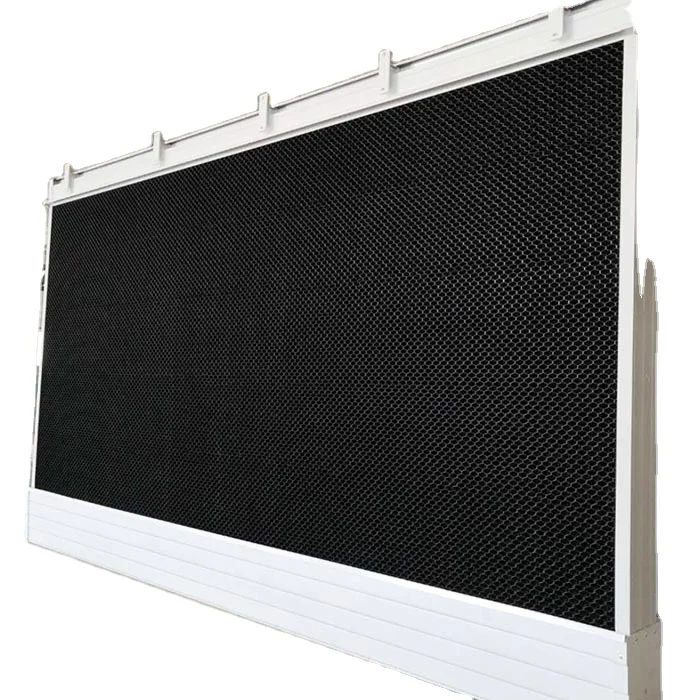 High quality aluminum alloy frame Greenhouse cooling system Evaporative plastic cooling pad for Poultry Industrial Farm
