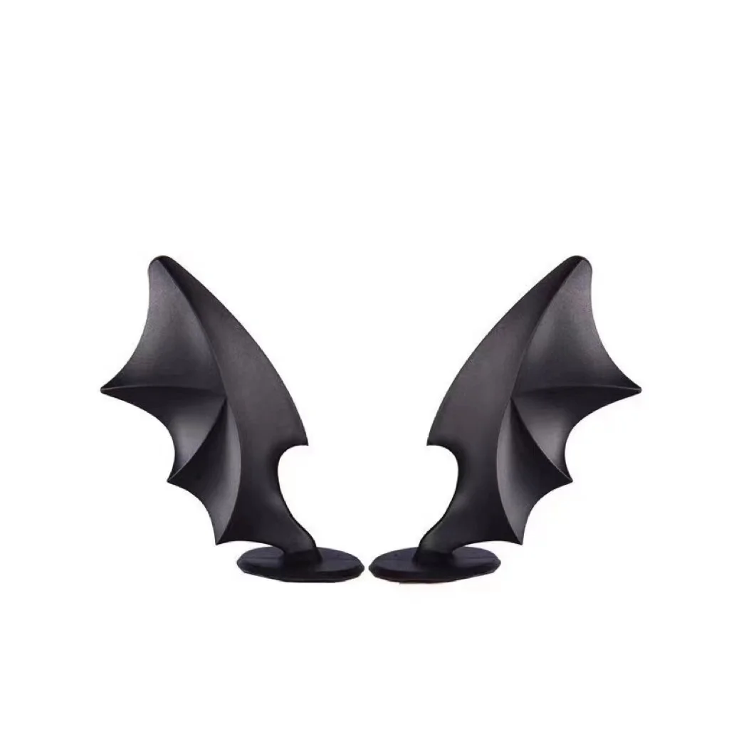 Motorcycle and electric vehicle helmet decorations small ear accessories devil wings and calf horns can be matched as desired