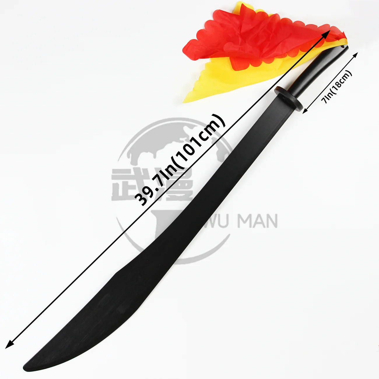 Bamboo Wood Chinese Martial Arts Fitness Practice Swords Big Knife Morning Exercise Tai Chi Kungfu Swords