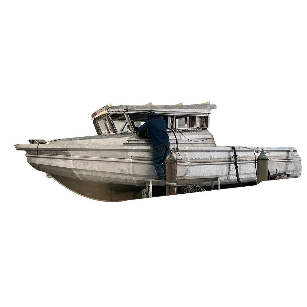 CE certificated Easy craft 9m aluminum ultra Cabin Cruiser cabin offshore fishing boat aluminium