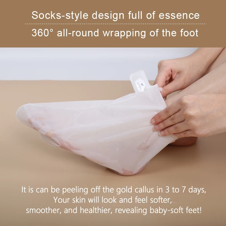 Feet Mask Peeling Foot Spa Cosmetic Patch Care Set Callus Remover Vacuum