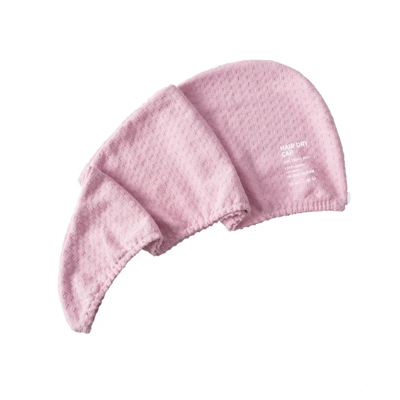High Quality Waffle Water-Wicking Microfiber Hair Towel Turban For Women Ultra-Absorbent Recycled Microfiber Hair Drying Wrap