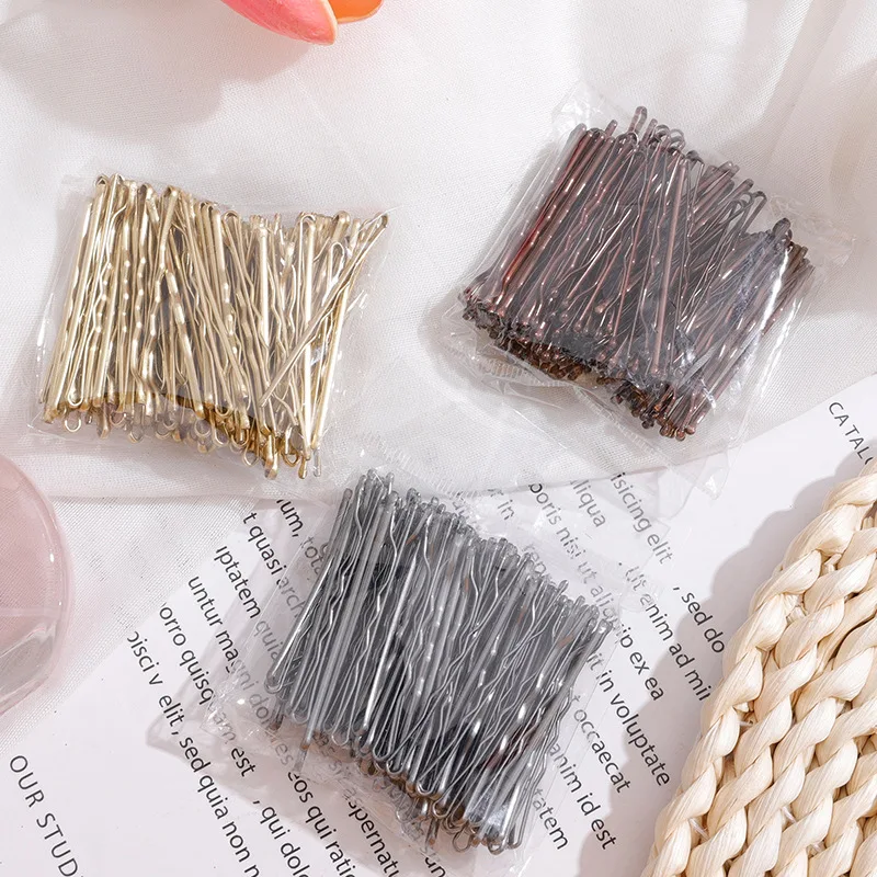 Simple Hair Pin Metal Girl Hair Clip Bobby Pin Hair Decoration Accessories