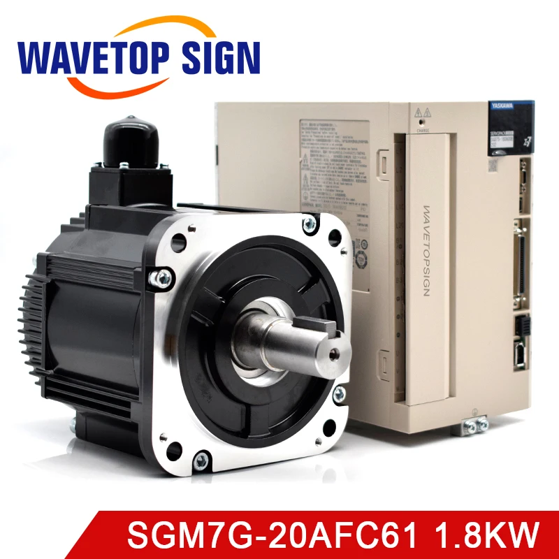  Сервопривод Yaskawa серводвигателя с 1.8KW SGM7G-20AFC61 + SGD7S-180A00B202 драйвер скорости 1500 крутящий момент 11.5N. М напряжение