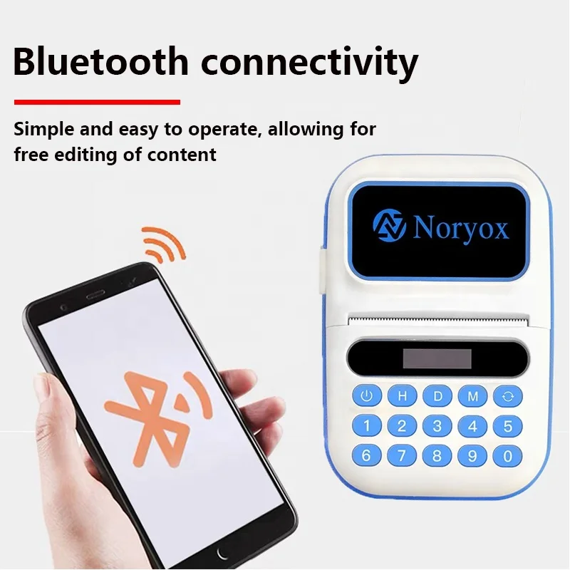 Wholesale Bluetooth  Label Printer Expiration Date Reminder Waterproof Adhesive Pharmaceutical Label Printer For Hospital