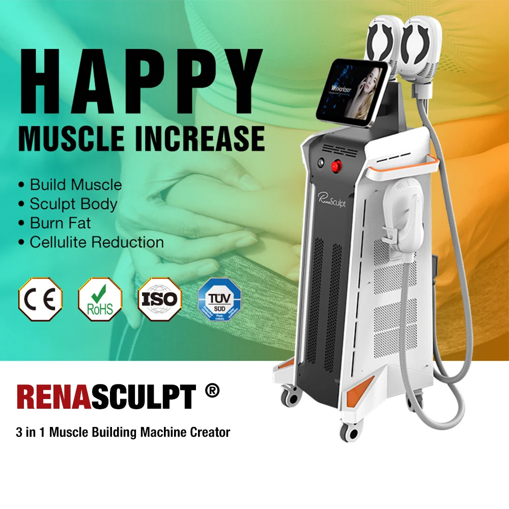 Hi 2024 Newest 4 5 Handle EMShape RF EMT Ems Sculpting Machine Price Slimming Emssculpt